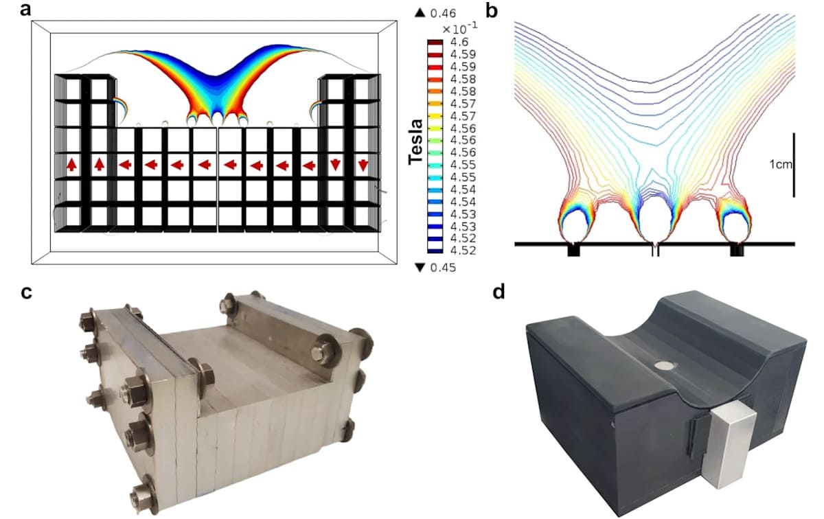 Single-sided MR sensor array