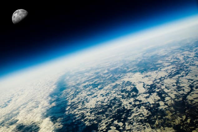 Image of the Earth and Moon