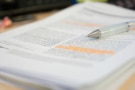 Pen on a table